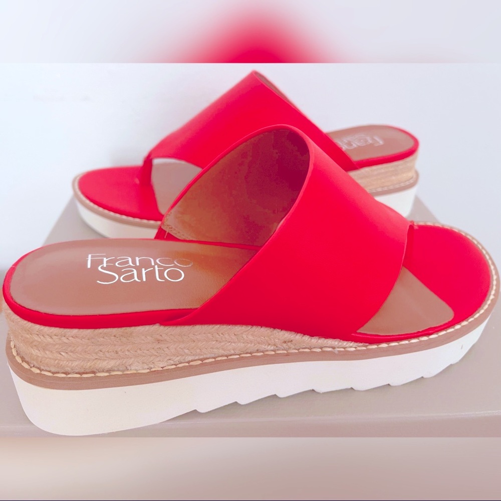 Franco Sarto Open-Toe Crista Size Women 7.5 Width M NWT